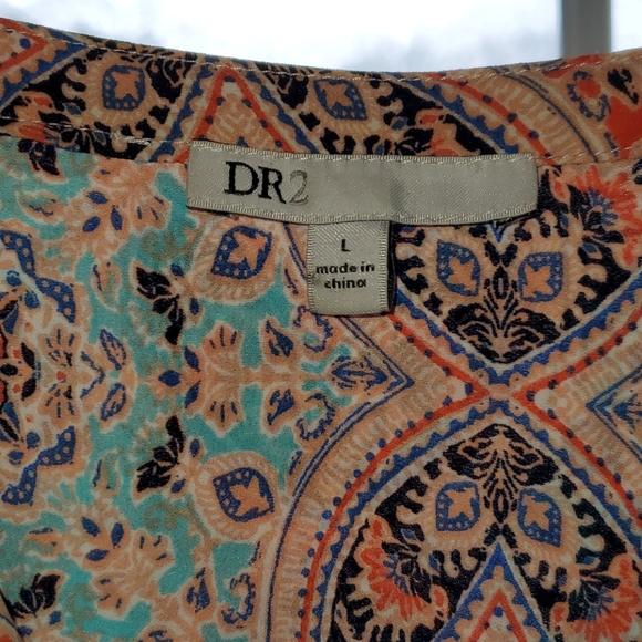 Beautiful Multicolored Boho Style Blouse - Picture 2 of 3